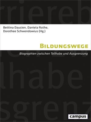 cover image of Bildungswege